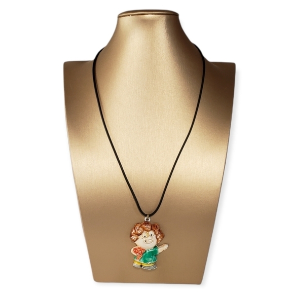 1979's Googley Eye Charm Necklace - Picture 1 of 4